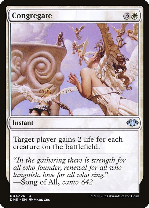 Congregate (4) [Dominaria Remastered]
