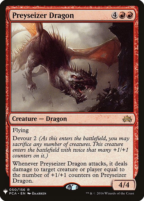 Preyseizer Dragon (PCA-50) [The List]