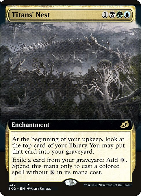 Titans' Nest (347) [Ikoria: Lair of Behemoths] [Extended Art]