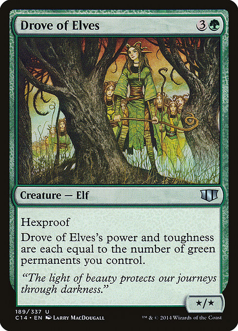Drove of Elves (189) [Commander 2014]