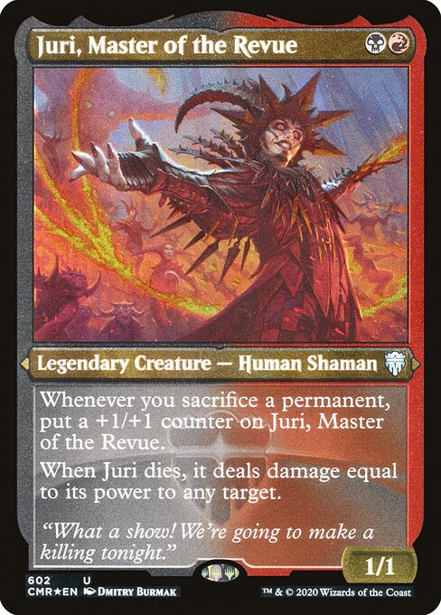 Juri, Master of the Revue (602) [Commander Legends] [Etched]