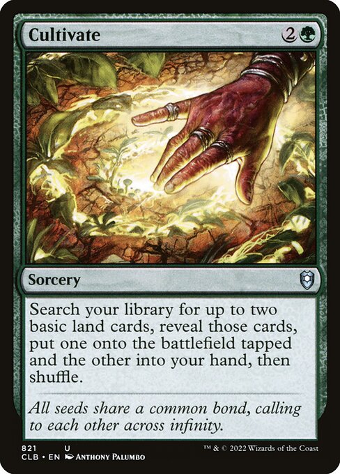 Cultivate (821) [Commander Legends: Battle for Baldur's Gate]