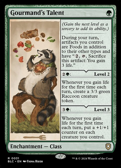 Gourmand's Talent (31) [Bloomburrow Commander]