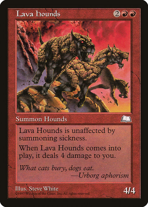 Lava Hounds (109) [Weatherlight]
