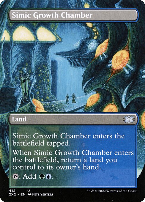 Simic Growth Chamber (412) [Double Masters 2022] [Borderless]