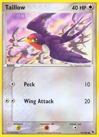 Taillow (72/109) [Ruby and Sapphire]