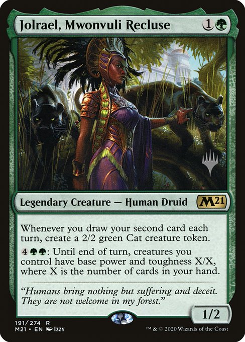 Jolrael, Mwonvuli Recluse (191p) [Core Set 2021 Promos]