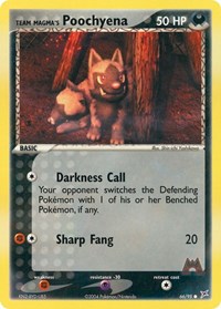 Team Magma's Poochyena - 66/95 (66/95) [Team Magma vs Team Aqua]
