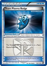 Team Plasma Badge (Team Plasma) (104/116) [Plasma Freeze]