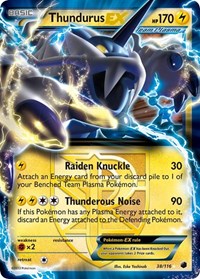 Thundurus EX (Team Plasma) (38/116) [Plasma Freeze]
