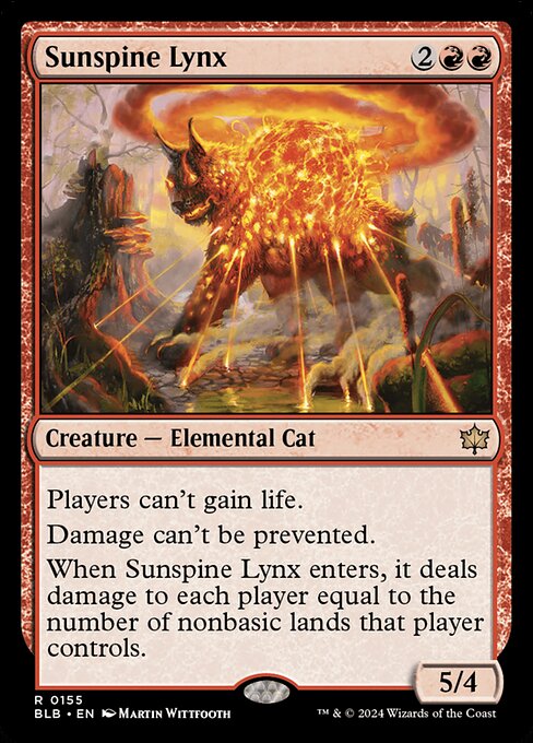 Sunspine Lynx (155) [Bloomburrow]