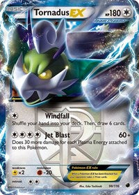 Tornadus EX (Team Plasma) (98/116) [Plasma Freeze]