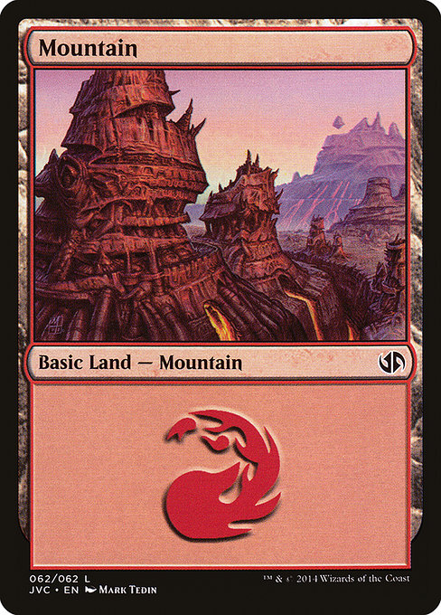 Mountain (62) [Duel Decks Anthology: Jace vs. Chandra]