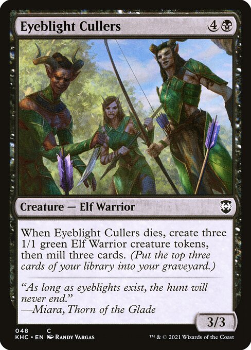 Eyeblight Cullers (48) [Kaldheim Commander]