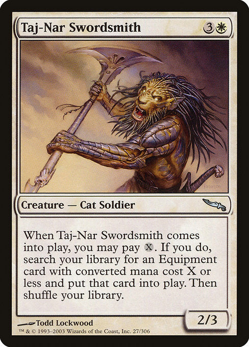 Taj-Nar Swordsmith (27) [Mirrodin]