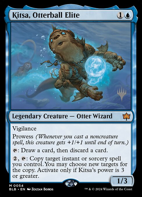 Kitsa, Otterball Elite (54p) [Bloomburrow Promos]