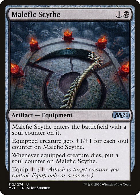 Malefic Scythe (112) [Core Set 2021]