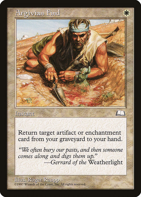 Argivian Find (6) [Weatherlight]