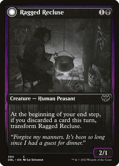 Ragged Recluse // Odious Witch (394) [Innistrad: Double Feature]