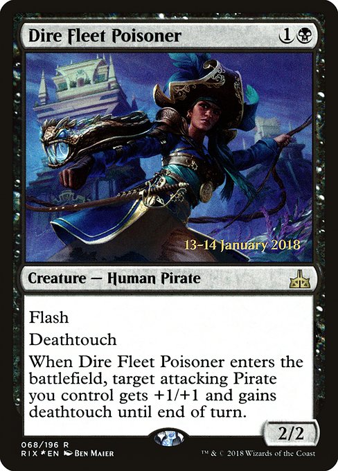 Dire Fleet Poisoner (68s) [Rivals of Ixalan Promos]
