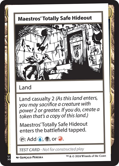 Maestros' Totally Safe Hideout (999-MTSHO) [Mystery Booster 2]
