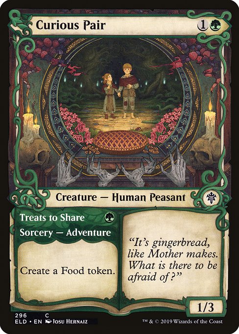 Curious Pair // Treats to Share (296) [Throne of Eldraine] [Showcase]