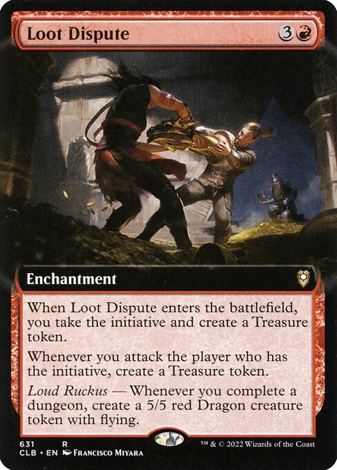 Loot Dispute (631) [Commander Legends: Battle for Baldur's Gate] [Extended Art]