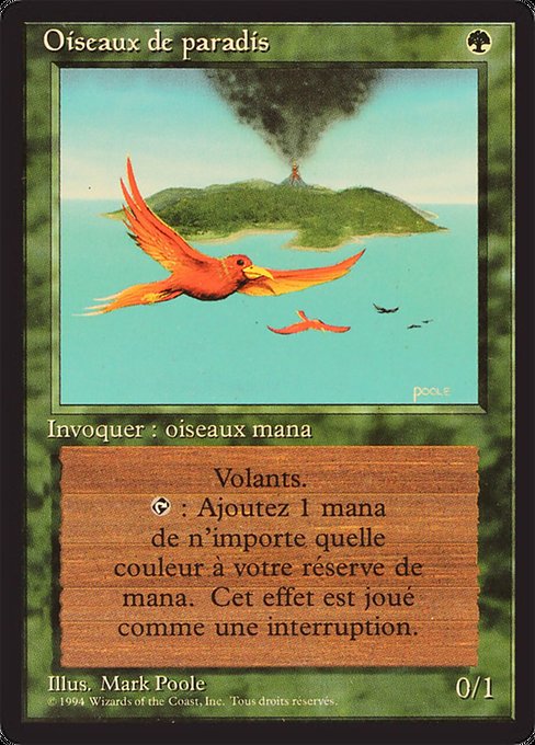 Birds of Paradise (187) [Foreign Black Border]
