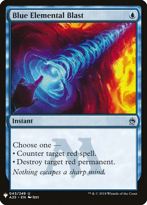 Blue Elemental Blast (A25-43) [The List]