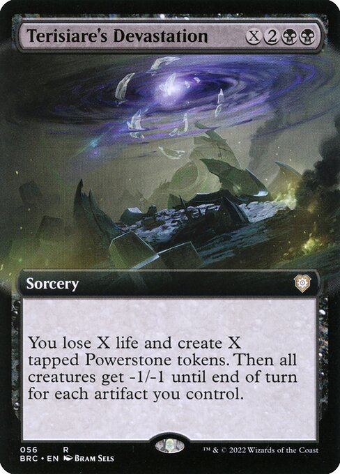 Terisiare's Devastation (56) [The Brothers' War Commander] [Extended Art]