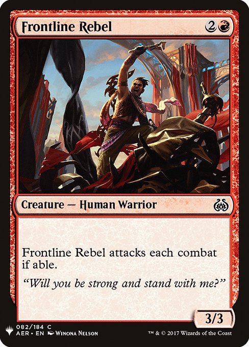 Frontline Rebel (AER-82) [The List]