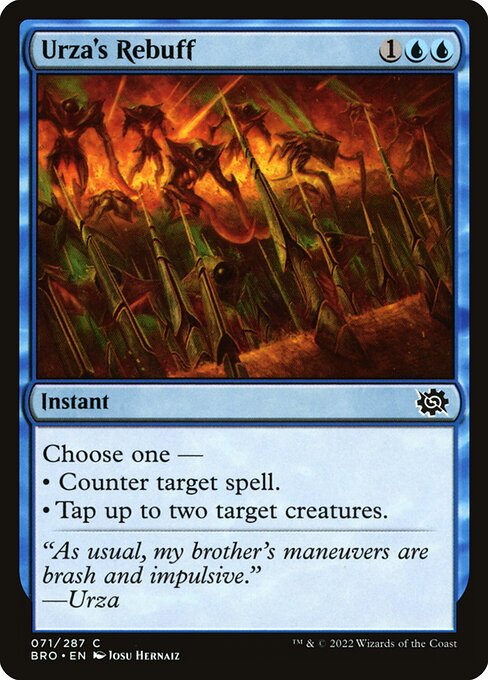Urza's Rebuff (71) [The Brothers' War]