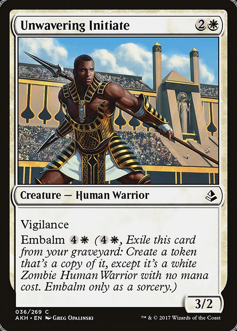 Unwavering Initiate (36) [Amonkhet]