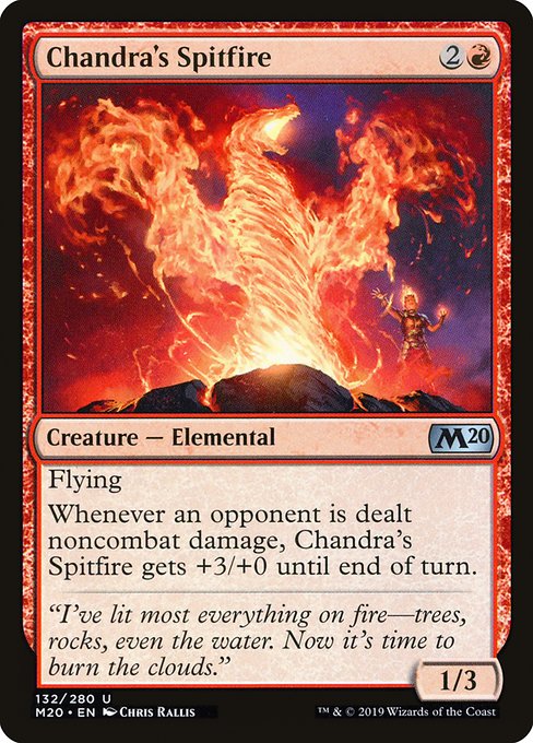 Chandra's Spitfire (132) [Core Set 2020]