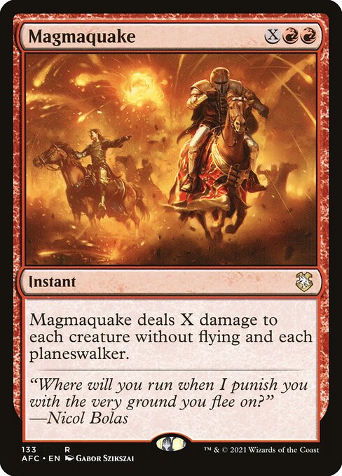 Magmaquake (133) [Forgotten Realms Commander]
