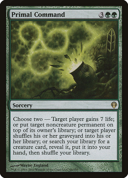 Primal Command (66) [Archenemy]