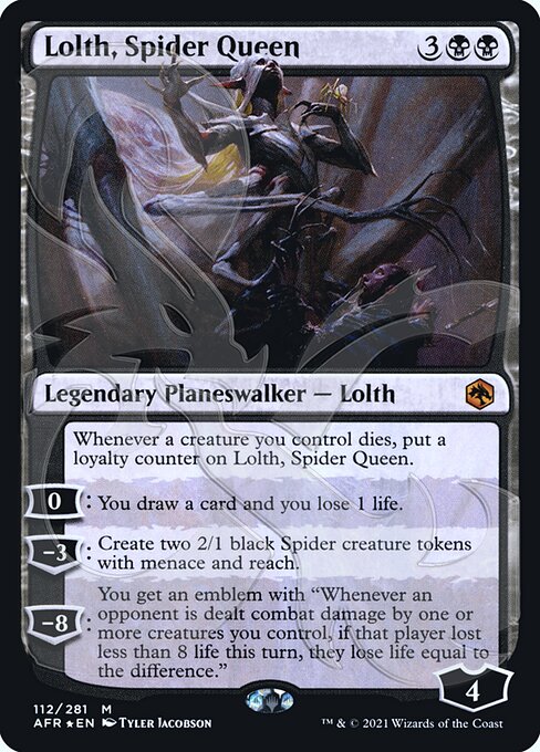 Lolth, Spider Queen (112a) [Adventures in the Forgotten Realms Promos]