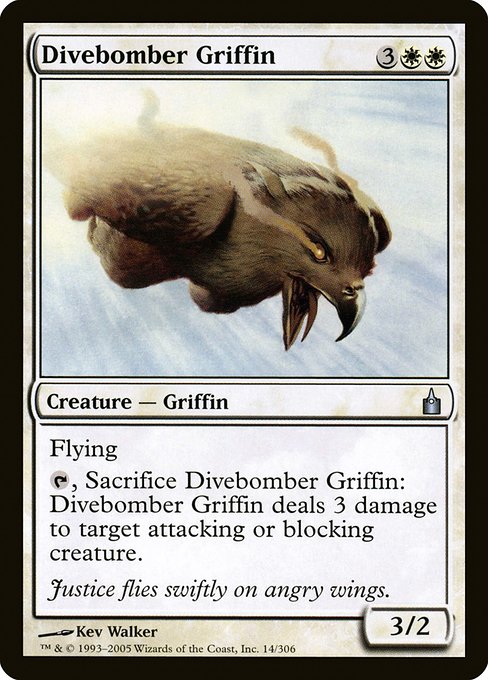 Divebomber Griffin (14) [Ravnica: City of Guilds]