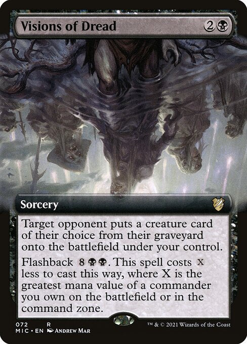Visions of Dread (72) [Midnight Hunt Commander] [Extended Art]