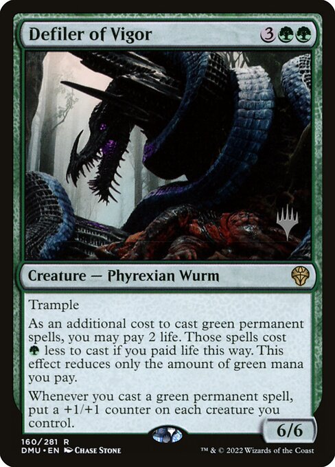Defiler of Vigor (160p) [Dominaria United Promos]