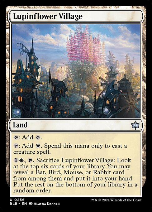 Lupinflower Village (256) [Bloomburrow]