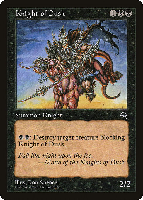 Knight of Dusk (140) [Tempest]