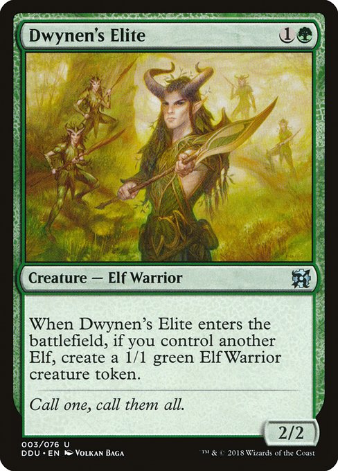 Dwynen's Elite (3) [Duel Decks: Elves vs. Inventors]