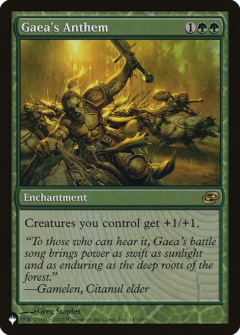 Gaea's Anthem (PLC-147) [The List]