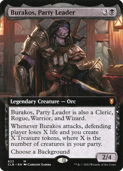 Burakos, Party Leader (622) [Commander Legends: Battle for Baldur's Gate] [Extended Art]
