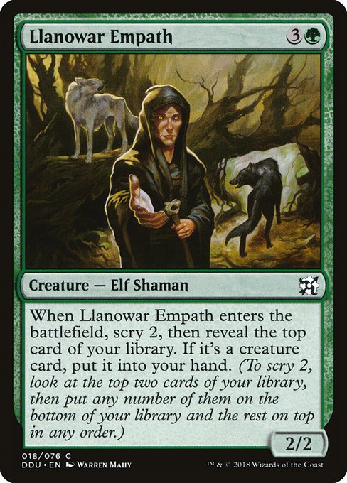 Llanowar Empath (18) [Duel Decks: Elves vs. Inventors]