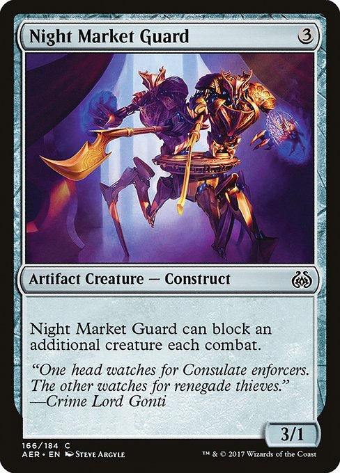 Night Market Guard (166) [Aether Revolt]