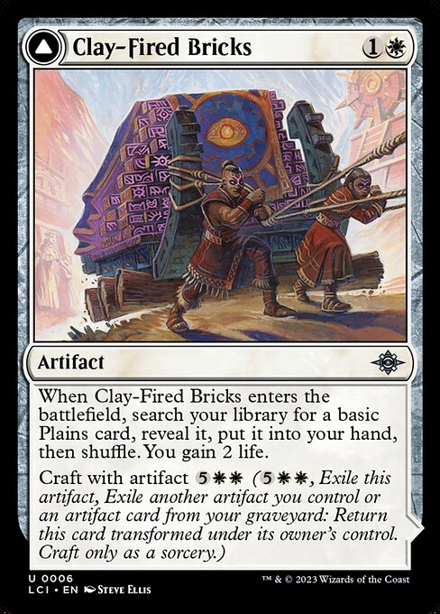 Clay-Fired Bricks // Cosmium Kiln (6) [The Lost Caverns of Ixalan]
