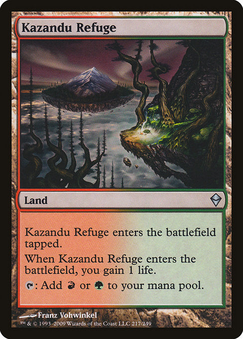 Kazandu Refuge (217) [Zendikar]