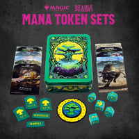Beadle &amp; Grimm's Magic: The Gathering Green Mana Token Set image 0